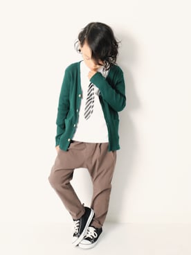 「devirock（デビロック）のアイテム（シューズ）」を使った、devirockさん（キッズ・120cm）の夏コーディネート