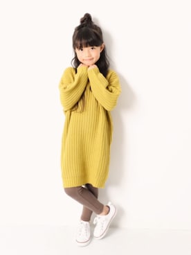 「devirock（デビロック）のアイテム（ワンピース/ドレス）」を使った、devirockさん（キッズ・120cm）の秋コーディネート