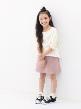 「devirock（デビロック）のアイテム（トップス）」を使った、devirockさん（キッズ・120cm）の冬コーディネート