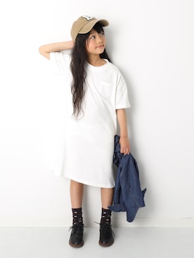 「こどもの日」｜「アイテム（ワンピース/ドレス）」を使った、devirockさん（キッズ・120cm）の春コーディネート