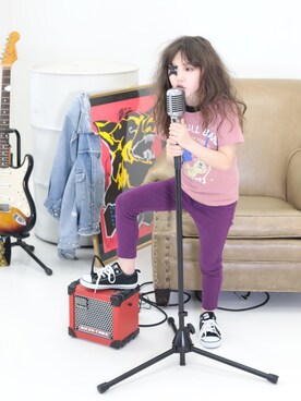 「devirock（デビロック）のアイテム（タンクトップ）」を使った、devirockさん（キッズ・110cm）の夏コーディネート