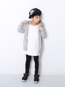 「devirock（デビロック）のアイテム（レギンス/スパッツ）」を使った、devirockさん（キッズ・104cm）の夏コーディネート