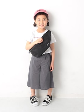 「devirock（デビロック）のアイテム（バッグ）」を使った、devirockさん（キッズ・104cm）の夏コーディネート