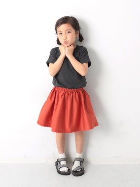 「devirock（デビロック）のアイテム（ワンピース/ドレス）」を使った、devirockさん（キッズ・104cm）の夏コーディネート