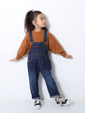 「devirock（デビロック）のアイテム（スウェット）」を使った、devirockさん（キッズ・110cm）の秋コーディネート