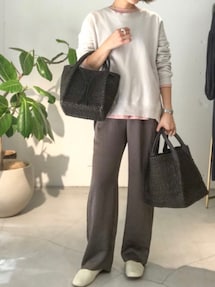 OUTERSUNSET（アウターサンセット）の「abaca basket bag mini（かご