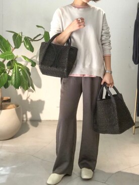 OUTERSUNSET（アウターサンセット）の「abaca basket bag（かごバッグ 