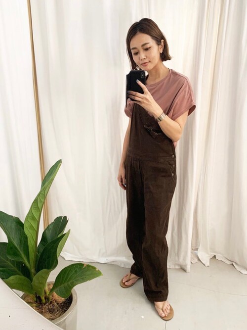 OUTERSUNSET（アウターサンセット）の「cotton linen overall