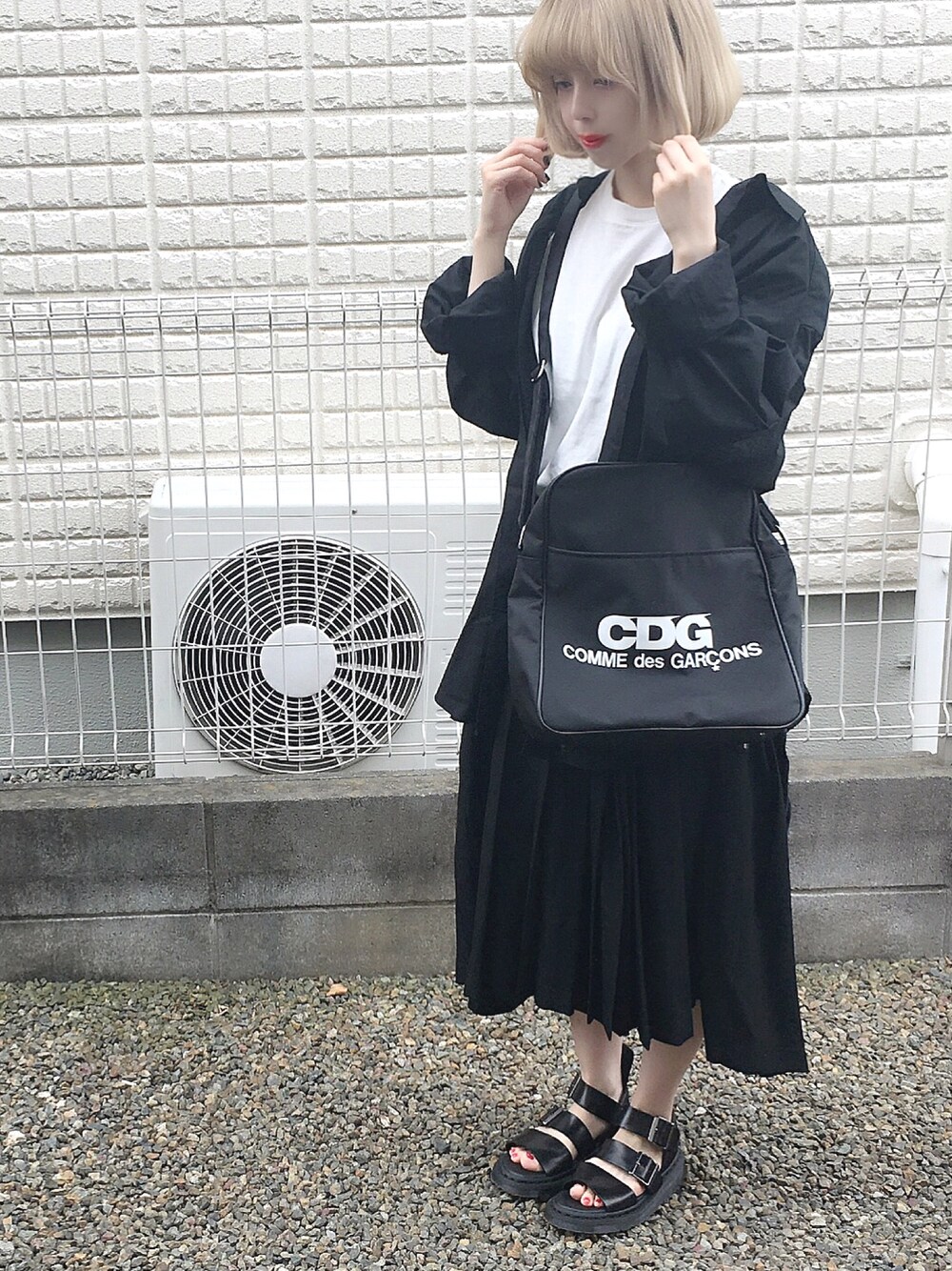 mikAさんの（COMME des GARCONS HOMME）を使ったコーディネート