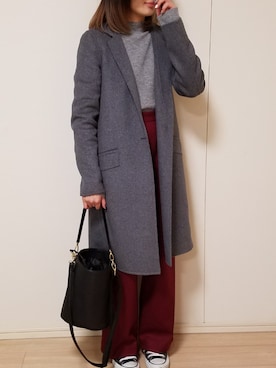 「CONVERSE（コンバース）のconverse（コンバース） ALL STAR OX（オールスターOX）（スニーカー）」を使った、gaotさん（レディース・154cm）の冬コーディネート