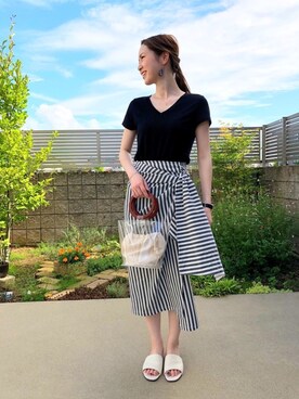 𝚊 𝚒さん（レディース・162cm）の夏コーディネート