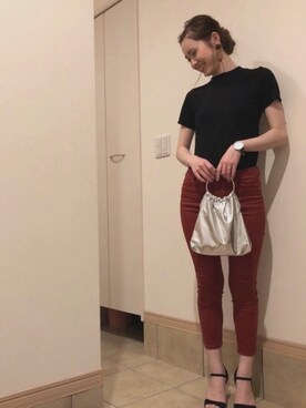 「ILIMA（イリマ）のアイテム（サンダル）」を使った、𝚊 𝚒さん（レディース・162cm）の秋コーディネート