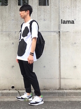 「reebok」｜「アイテム（食器/キッチン）」を使った、lama さん（メンズ・168cm）の春コーディネート
