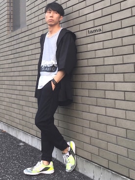 「JOURNAL STANDARD（ジャーナルスタンダード）のアイテム（アクセサリー）」を使った、lama さん（メンズ・168cm）の夏コーディネート