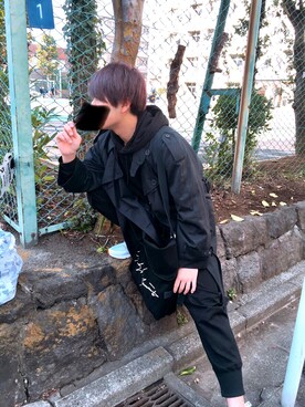 「SANYO（サンヨー）のアイテム」を使った、たつきさん（メンズ・177cm）の冬コーディネート