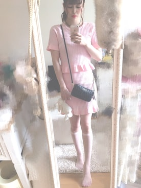 「PINKHOUSECHELSEA」｜🌜Runさん（レディース・155cm）の夏コーディネート
