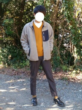 「アイテム（ブルゾン）」を使った、きついきさん（メンズ・170cm・10代）の冬コーディネート