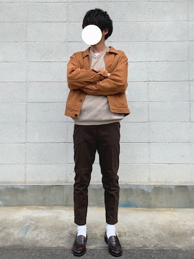 「アイテム（カバーオール）」を使った、きついきさん（メンズ・170cm・10代）の春コーディネート