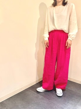 morikoさん（レディース・160cm）の春コーディネート