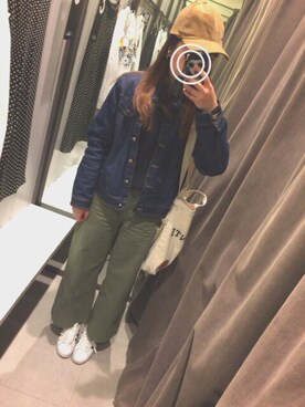 「ムック本」｜「アイテム（ジャケット/アウター）」を使った、kanata。さん（レディース・164cm）の冬コーディネート