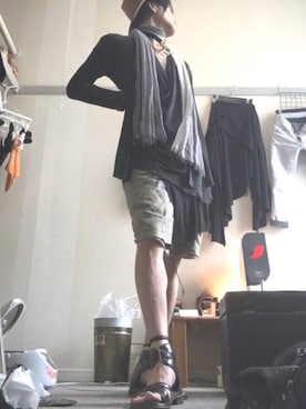 「MAJESTIC LEGON（マジェスティックレゴン）のアイテム（帽子）」を使った、AQUAさん（メンズ・176cm）の春コーディネート
