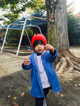 「UNKNOWN.（アンノウン）のアイテム（帽子）」を使った、maruさん（メンズ・171cm）の秋コーディネート