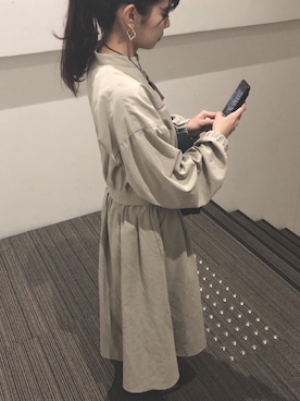 「bach（バッハ）のGY26 SACOCHE BACH サコッシュ（ショルダーバッグ）」を使った、mさん（レディース・152cm）の秋コーディネート