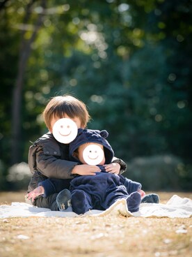 「babyGAP（babyGAP）のアイテム（その他アウター）」を使った、 うたさん（レディース・154cm）の夏コーディネート