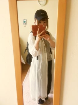 「studio CLIP（スタディオクリップ）のアイテム（チュニック）」を使った、noaさん（レディース・156cm）の春コーディネート