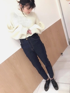 「アパレルスタッフ」｜「アイテム（その他シューズ）」を使った、ᴍɪʏᴜさん（レディース・165cm）の秋コーディネート