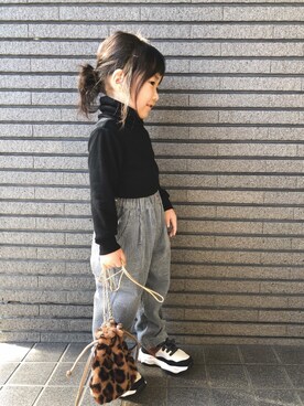 「ZAKKA-BOX（ザッカボックス）のアイテム」を使った、Sachiさん（キッズ・90cm）の冬コーディネート