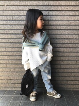 Sachiさん(キッズ・90cm)の春コーディネート