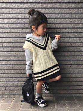 Sachiさん（キッズ・90cm）の春コーディネート