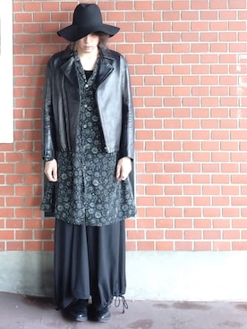 ライダースジャケットを使った 春コーデ の人気ファッションコーディネート Wear