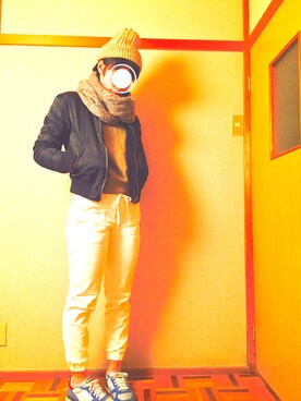 ⇝︎sayaka.さん（レディース・168cm）の冬コーディネート