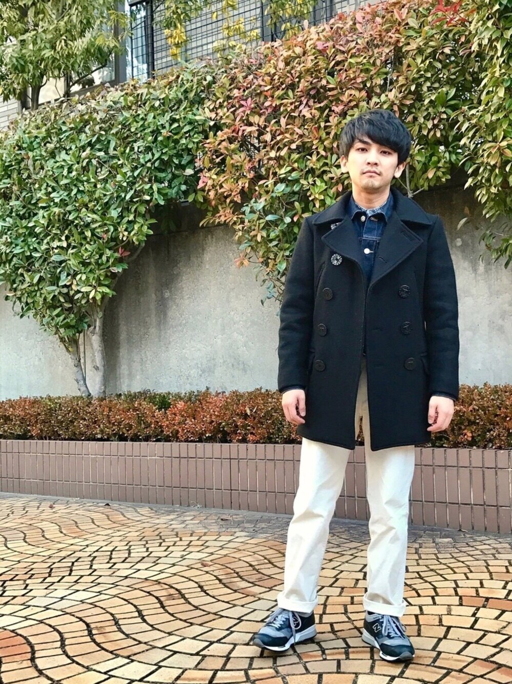 美品✨ salt&pepper 大戦モデル Pコート ブラック XLサイズ ソルト＆ペッパー Salt&Pepper 名作復刻 大戦モデル ピーコート 黒