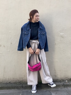 CHIHIROさん（レディース・160cm）の冬コーディネート