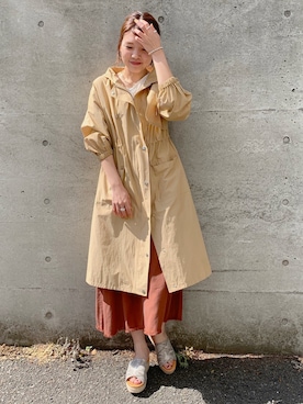 「平成最後のWEARISTAセンバツ」｜「アイテム（マウンテンパーカー）」を使った、CHIHIROさん（レディース・160cm）の春コーディネート