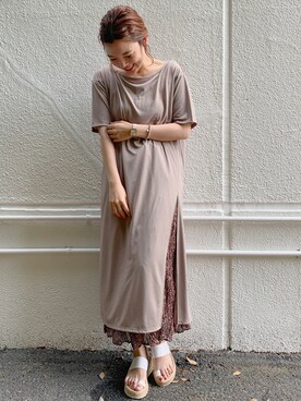 CHIHIROさん（レディース・160cm）の春コーディネート