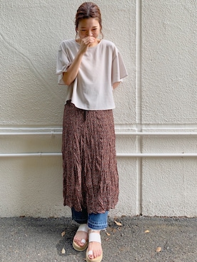 CHIHIROさん（レディース・160cm）の春コーディネート