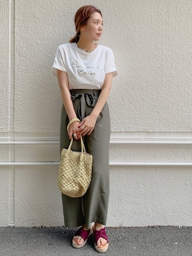 CHIHIROさん（レディース・160cm）の夏コーディネート