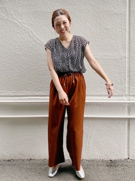 CHIHIROさん（レディース・160cm）の夏コーディネート