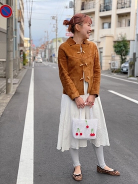 「abcd（ナシ）のアイテム（ジャケット/アウター）」を使った、yuukon2525さん（レディース・156cm）の冬コーディネート