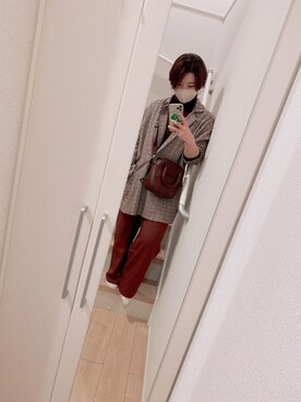 ぼうさん（レディース・161cm）の冬コーディネート