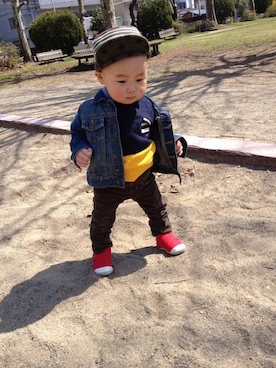 Hinaさん(キッズ・110cm)の冬コーディネート