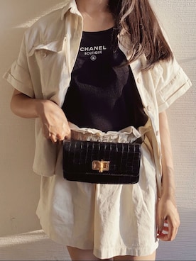 「chanel」｜「アイテム（セットアップ）」を使った、𝑘𝑎𝑜𝑟𝑖さん（レディース・160cm）の夏コーディネート