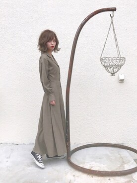 「チェッカーフラッグ祭り」｜yuri.さん（レディース・150cm）の夏コーディネート