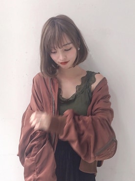 「Another Edition（アナザーエディション）のアイテム（ジャケット/アウター）」を使った、yuri.さん（レディース・150cm）の秋コーディネート
