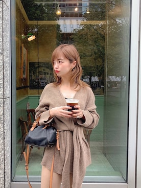 「minsshop（ミンスショップ）のアイテム」を使った、yuri.さん（レディース・150cm）の秋コーディネート