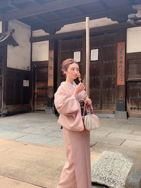 「お正月」｜「アイテム（その他）」を使った、yuri.さん（レディース・150cm）の冬コーディネート